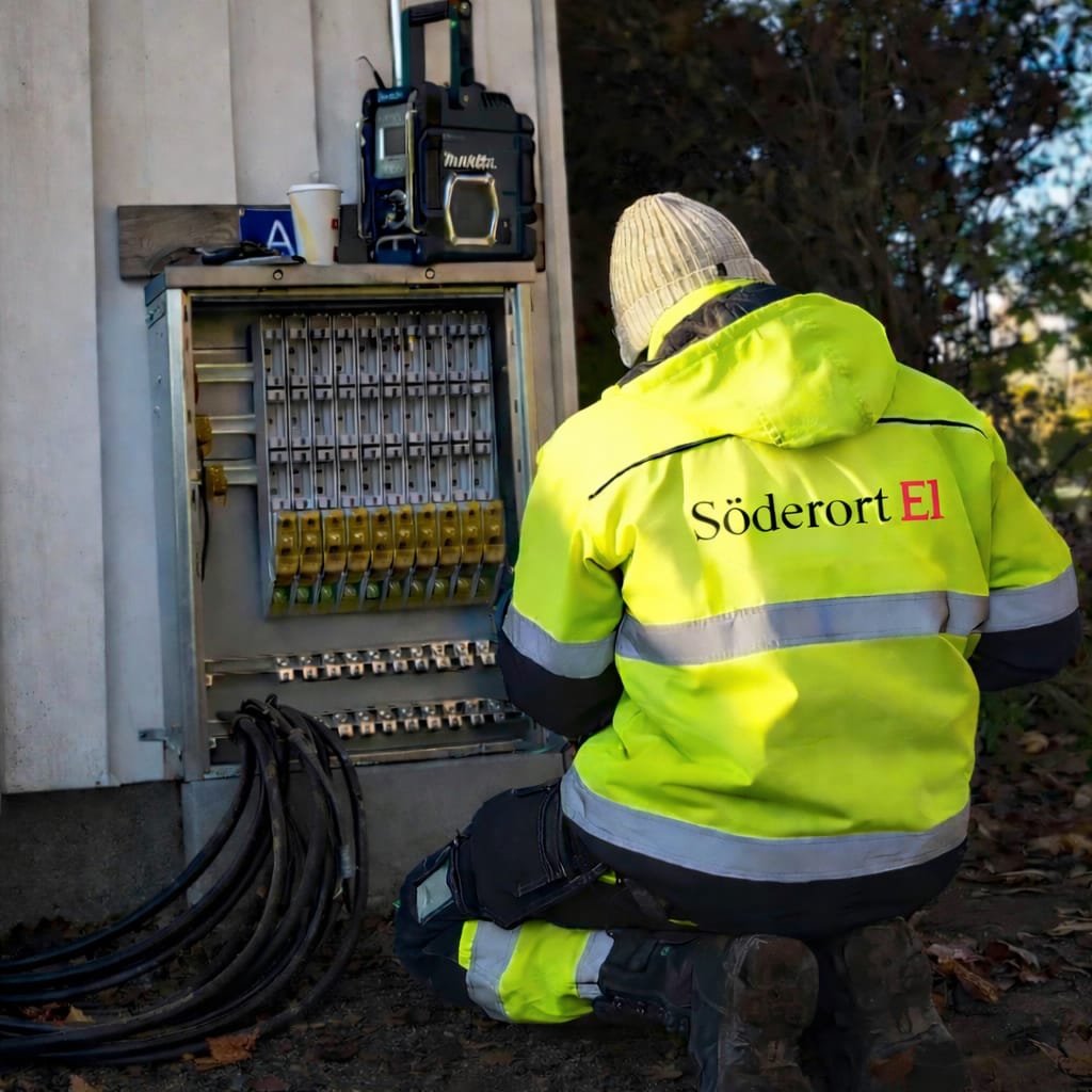 Installation av markskåp
